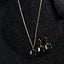 CLARA 925 Sterling Silver Celia Pendant Earring Chain Jewellery Set 