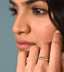 CLARA Pure 925 Sterling Silver Step Finger Ring 