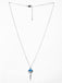 CLARA 925 Sterling Silver Dolores Pendant Chain Necklace 