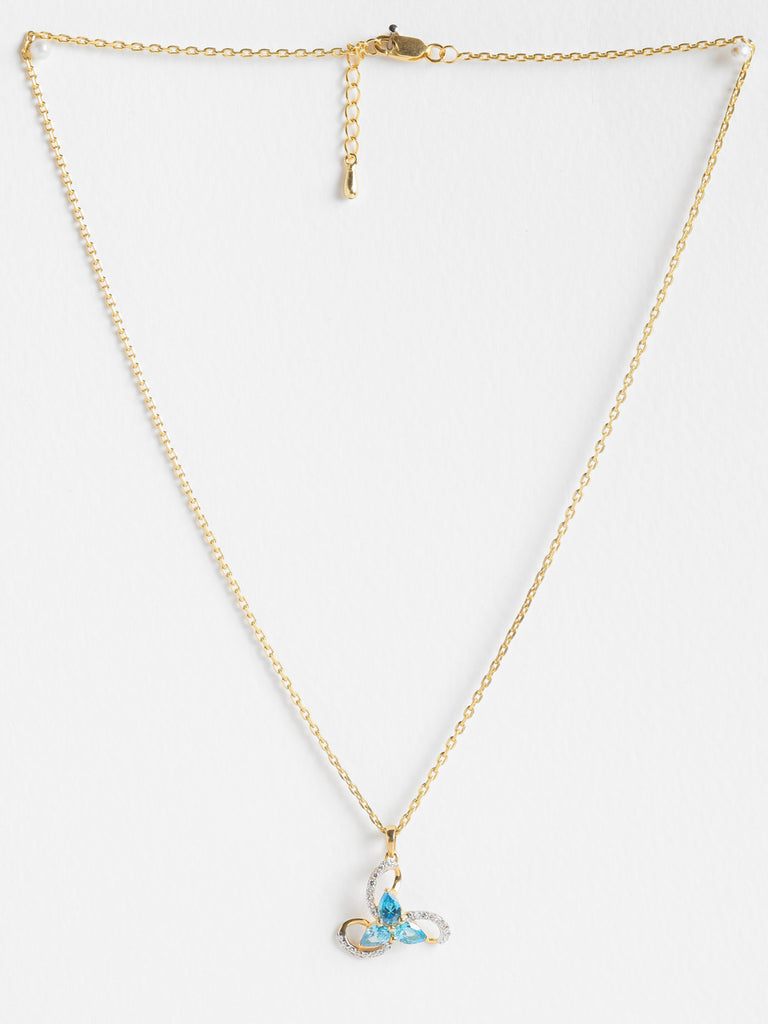 CLARA 925 Sterling Silver Melba Pendant Chain Necklace 