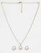 CLARA 925 Sterling Silver Tica Pendant Earring Chain Jewellery Set 