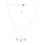 Silver Queen of Diamonds Jewellery Set