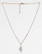 CLARA 925 Sterling Silver Lily Pendant Chain Necklace 