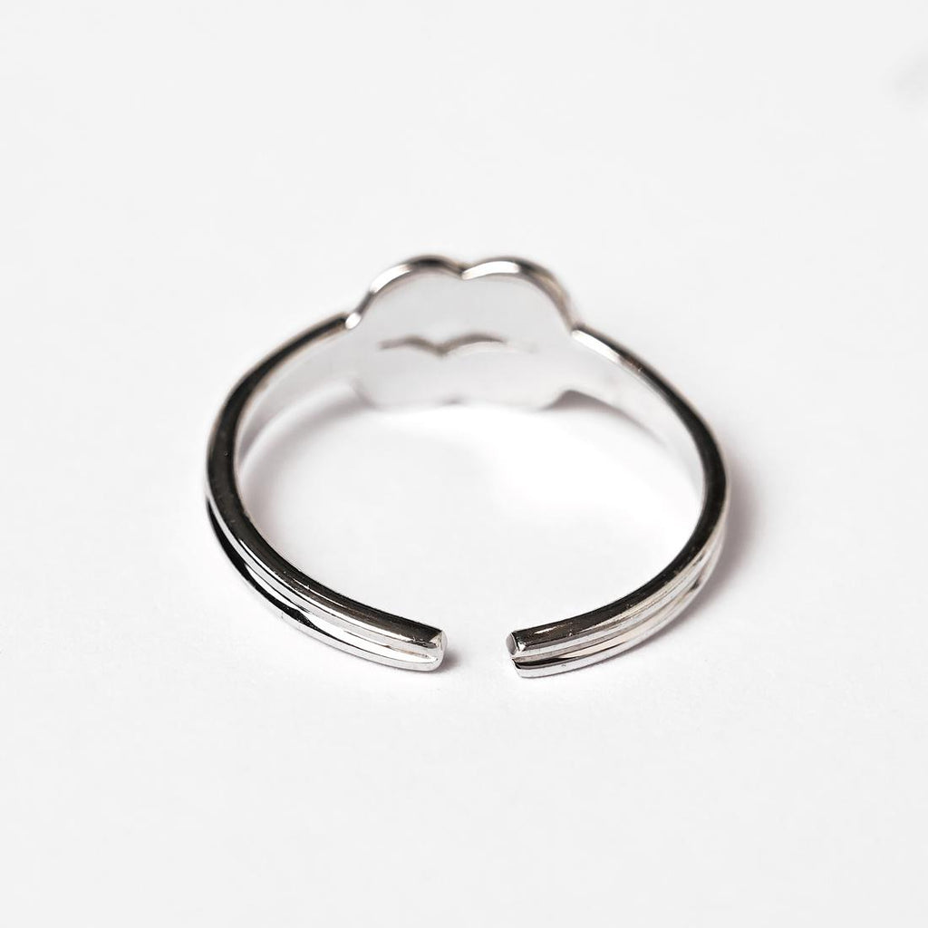 CLARA Pure 925 Sterling Silver Knot Finger Ring 