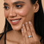 Silver Brisa Solitaire Cocktail Ring