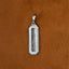 Silver Benicio Men Pendant Necklace with Chain or without Chain