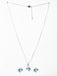 CLARA 925 Sterling Silver Belen Pendant Earring Chain Jewellery Set 
