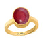 Certified Ruby Premium Manik Elegant Panchdhatu Ring 7.5cts or 8.25ratti