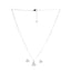 Silver Bianca Solitaire Jewellery Set