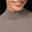 Silver Dainty Clover Pendant Chain