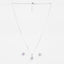 Silver Tove Pink Solitaire Jewellery Set