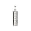 Silver Pyramid Men Pendant Necklace with Chain or without Chain