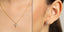 CLARA 925 Sterling Silver Zion Pendant Earring Chain Jewellery Set 