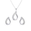 Silver Raindrop Jewellery Set 