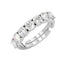 Silver 7 stone Eternity Ring