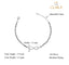 CLARA 925 Sterling Silver Infinity Hand Mangalsutra Bracelet