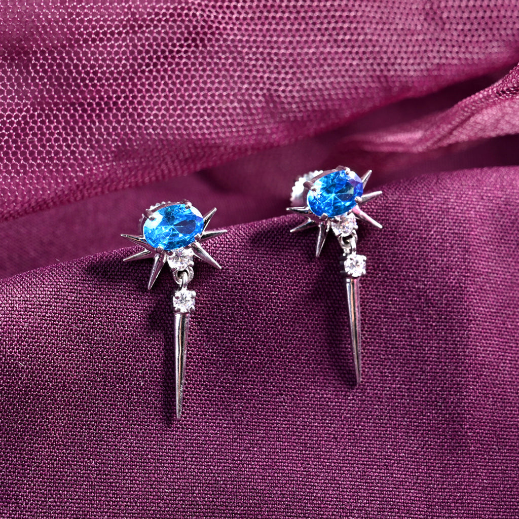 CLARA 925 Sterling Silver Dolores Earrings 