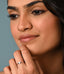 CLARA Pure 925 Sterling Silver  Minimal Heart Finger Ring 