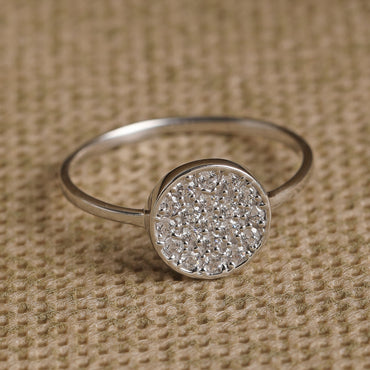CLARA 925 Sterling Silver Orbit Ring 