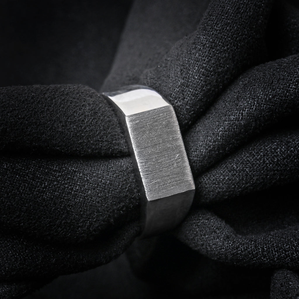 CLARA Real 925 Sterling Silver Jorn Band Ring 