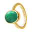 CLARA Certified Original Emerald Panna Gemstone 3.25 to 10.25 ratti or 3 to 9.3 carat Panchdhatu adjustable Ring for Men & Women