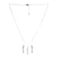Silver Wave Jewellery Set