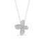 Silver Floral Pendant Chain