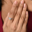 Silver Elodie Princess Cut Solitaire Ring