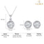 Silver Renzo Designer Jewellery Set