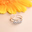 Silver Melba Double Banded Infinity Ring