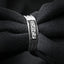 CLARA Real 925 Sterling Silver Enzo Band Ring 