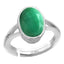 Certified Emerald Panna 6.5cts or 7.25ratti 92.5 Sterling Silver Adjustable Ring