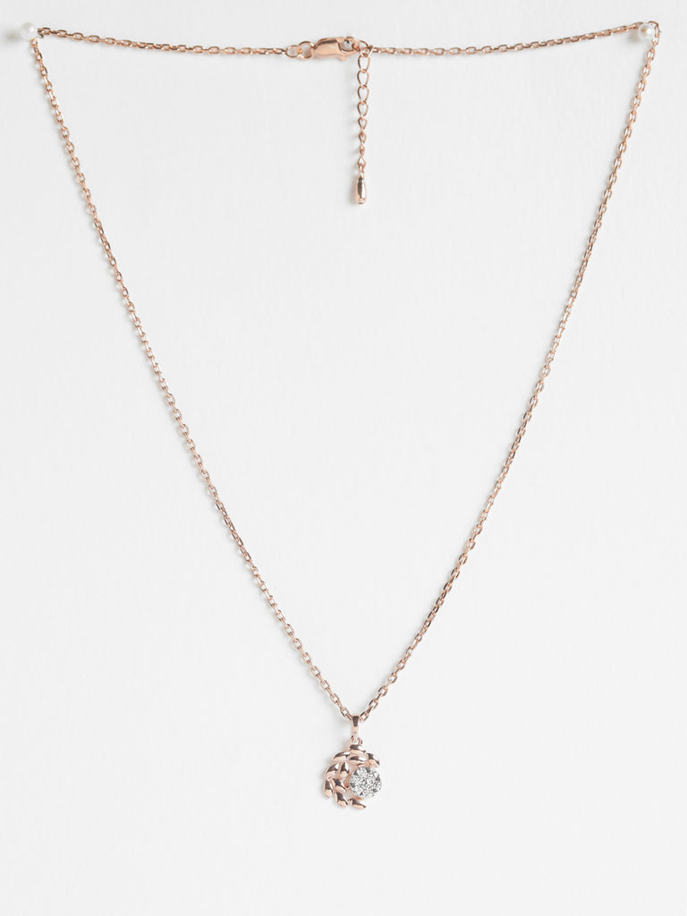 CLARA 925 Sterling Silver Jazz Pendant Chain Necklace 