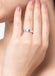 CLARA Pure 925 Sterling Silver Franco Adjustable Ring Gift for Women and Girls