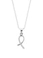 Silver Lia Pendant Chain Necklace
