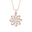 CLARA 925 Sterling Silver Anna Pendant Chain Necklace 