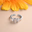 Silver Eloise Three Oval Ring
