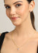 CLARA 925 Sterling Silver Zion Pendant Earring Chain Jewellery Set 