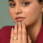 Silver Ilaria Real Pearl Size Adjustable Ring