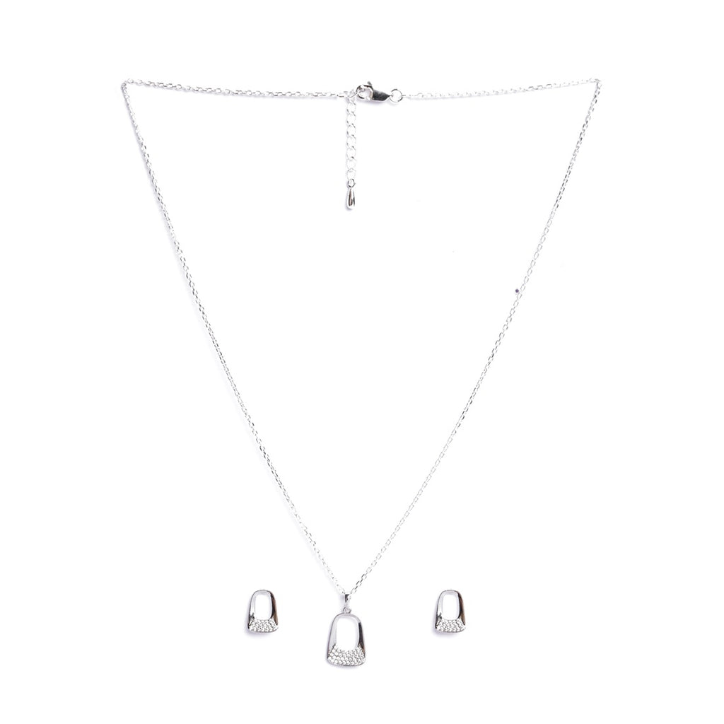 Silver Gemma Jewellery Set