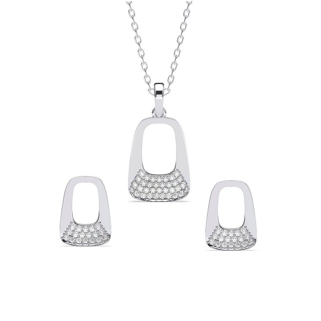Silver Gemma Jewellery Set 
