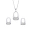 Silver Gemma Jewellery Set