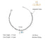 CLARA 925 Sterling Silver Evil Eye Bella Hand Mangalsutra Bracelet
