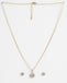CLARA 925 Sterling Silver Talia Pendant Earring Chain Jewellery Set 