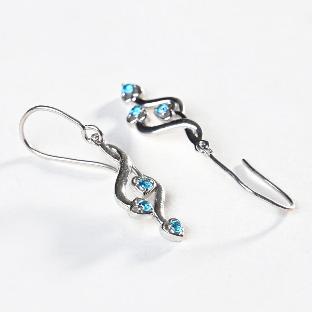CLARA 925 Sterling Silver Valentina Earrings 