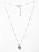 CLARA 925 Sterling Silver Vistosa Pendant Chain Necklace 