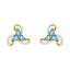 CLARA 925 Sterling Silver Melba Earrings with Screw Back 