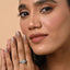 Silver Emery Designer Solitaire Ring