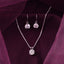 Silver Carla Solitaire Jewellery Set