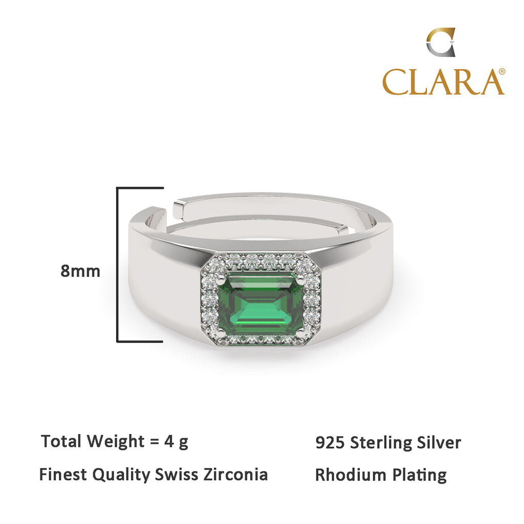 CLARA Real 925 Sterling Silver Thor Band Ring 
